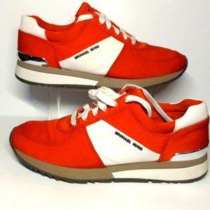 Michael Kors Orange Sneakers